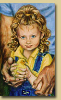 Child portrait by Leslie Ficaaglia